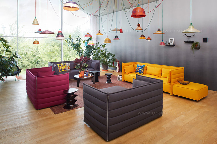 alcove 矮背扶手椅、HY-A1507产品详情|布面沙发|办公沙发|办公家具
