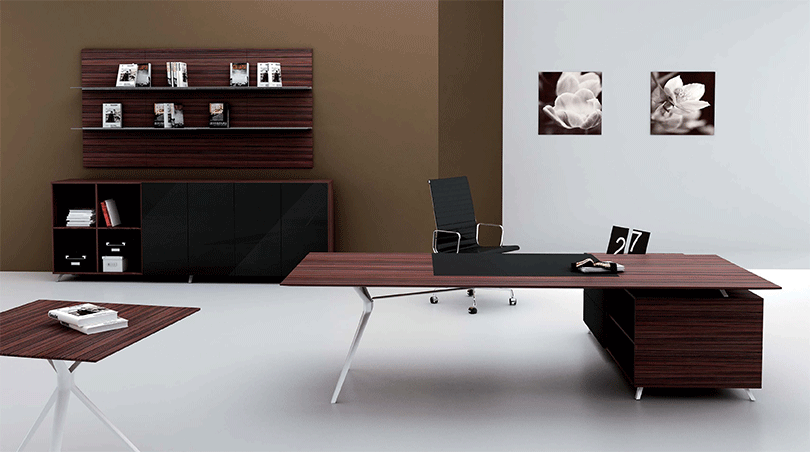时尚大班台、HY-B3012产品详情|时尚大班桌|办公桌|办公家具