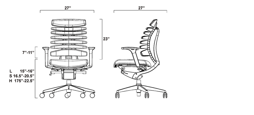 龙骨椅、HY-E1034产品详情|精品办公椅系列|办公椅|办公家具