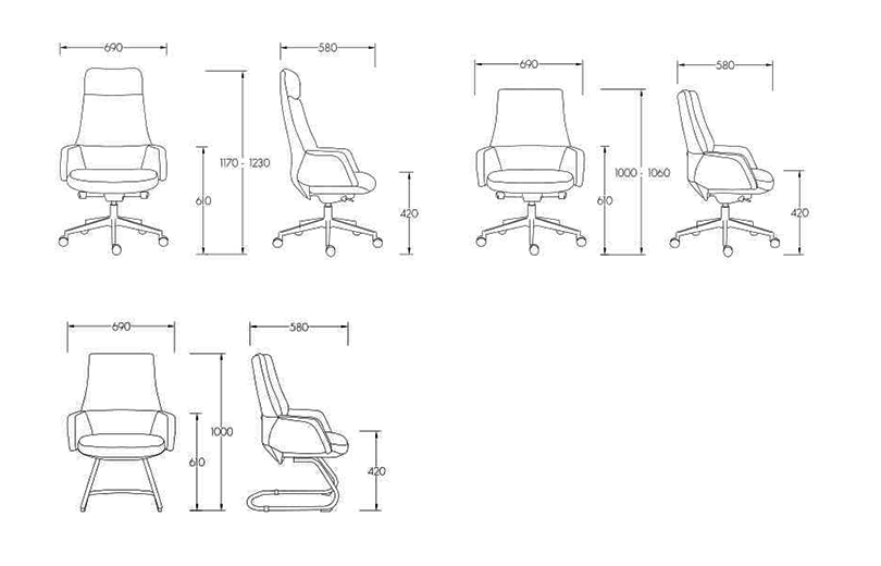 易、HY-E1077产品详情|现代真皮会议椅|办公椅|办公家具