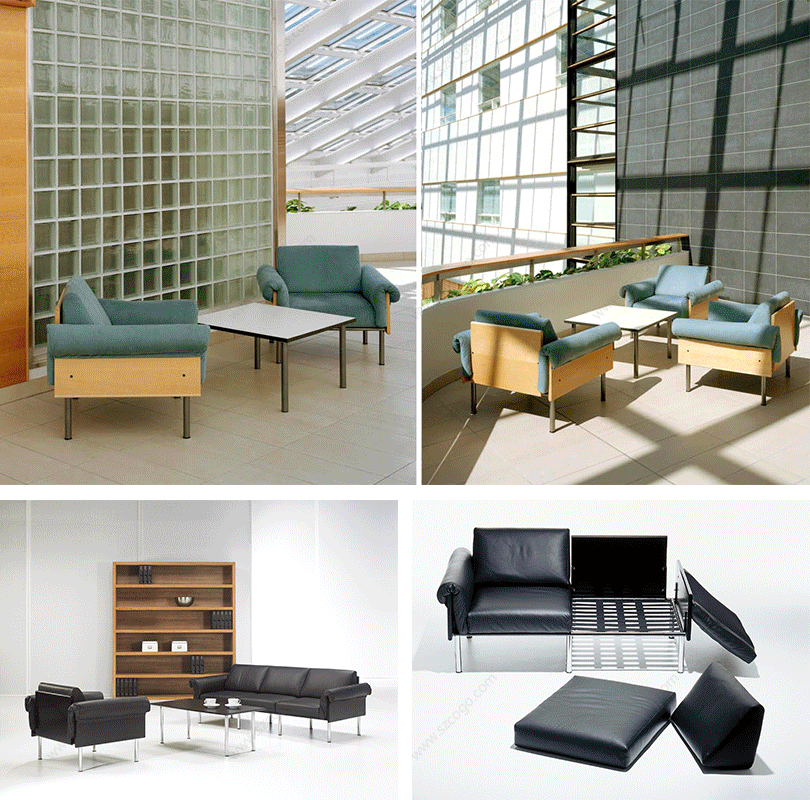 安泰逸、HY-F1013产品详情|现代真皮沙发|办公沙发|办公家具